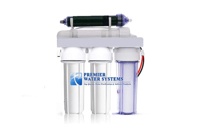 5 Stage Reverse Osmosis RODI Water Filtration System + Permeate Pump | 100 GPD