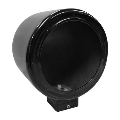 2) Rockville MAC525B 5.25" 360° Swivel Black Aluminum Surface Mount Speaker Pods