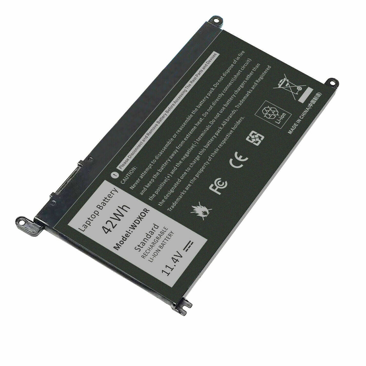 42Wh Battery For DELL Inspiron 15 5567 5568 13 5368 7368 7569 WDX0R WDXOR FC92N