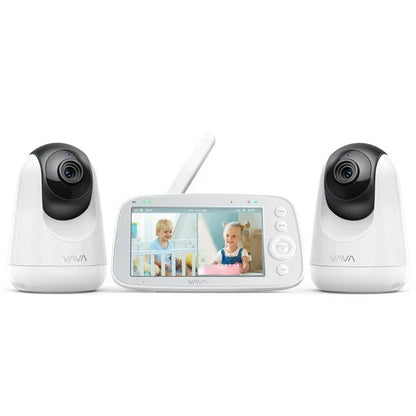 Vava VA-IH009 Baby Monitor with Split Screen, White