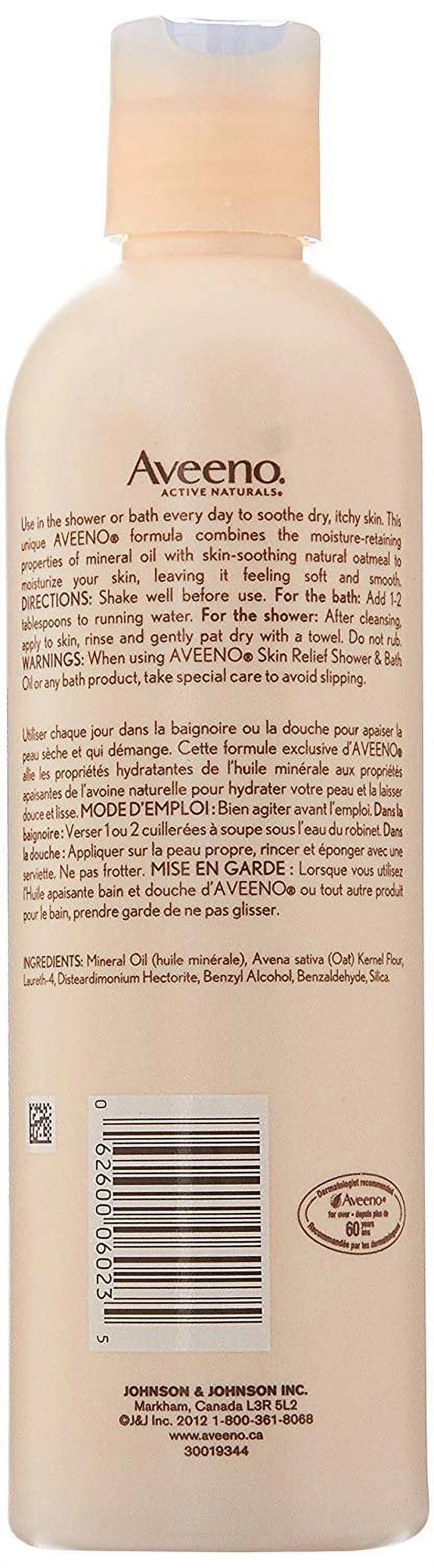 Aveeno Skin Relief Shower Bath Oil 10 oz