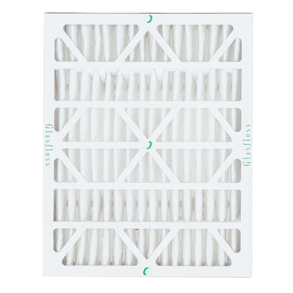 6 Pack of 18x24x4 MERV 10 Pleated 4" Inch Air Filters by Glasfloss. Actual Size: 17-1/2 x 23-1/2 x 3-3/4