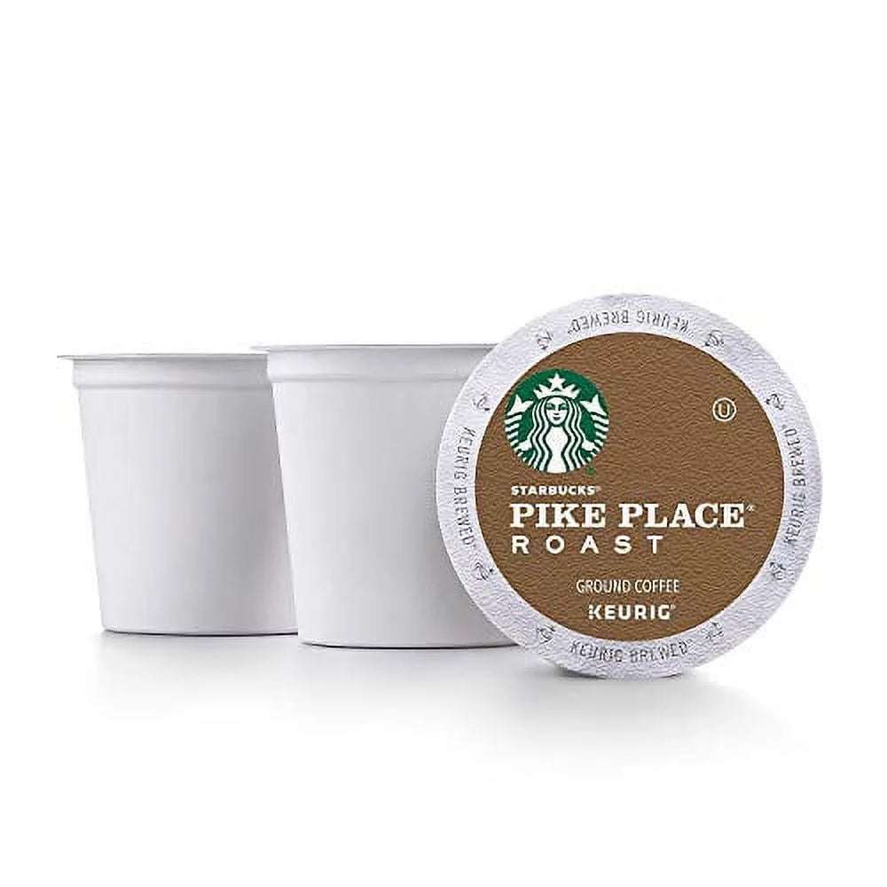 Starbucks Pike Place Roast Coffee K-Cup Portion Packs for Keurig Brewers, 72 Count (3 boxes of 24 K-Cups)