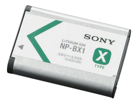 Sony NP-BX1 Rechargeable Lithium-Ion Battery Pack 3.6V, 1240mAh