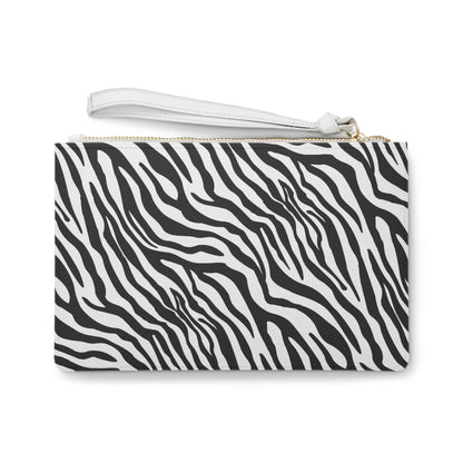 Zebra Print Clutch Bag