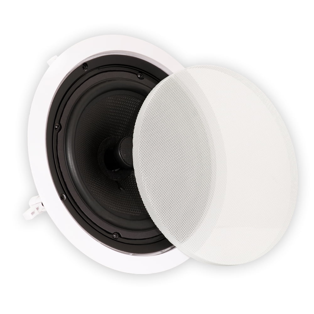 Theater Solutions TS80C In Ceiling 8" Speakers Surround Sound Home Theater 4 Pair Pack