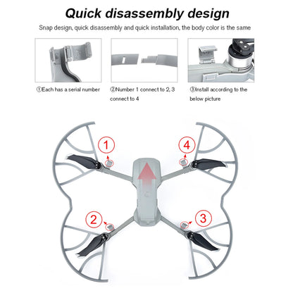 Compatible with DJI AIR 2S/Mavic Air 2 Propeller Guards Removable Propellers Protector Drone Accessories