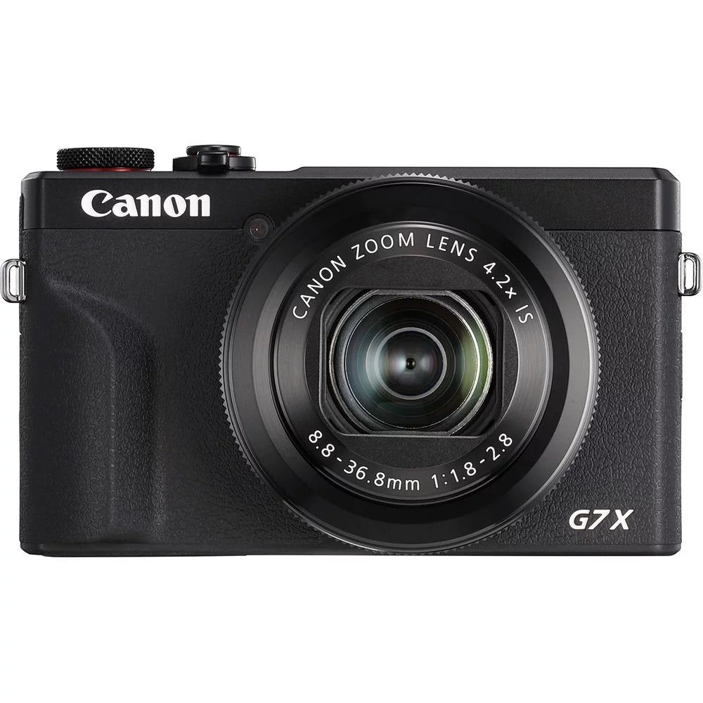 Canon PowerShot G7 X Mark III Digital Camera (Black) + Tripod + Case - 64GB Kit