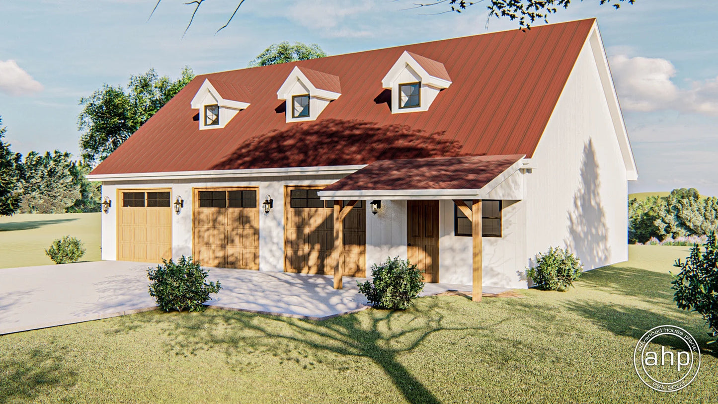 Advanced House Plans: Builder Ready Blueprints | Grant 29445 | Pole Barn/Post Frame Plan