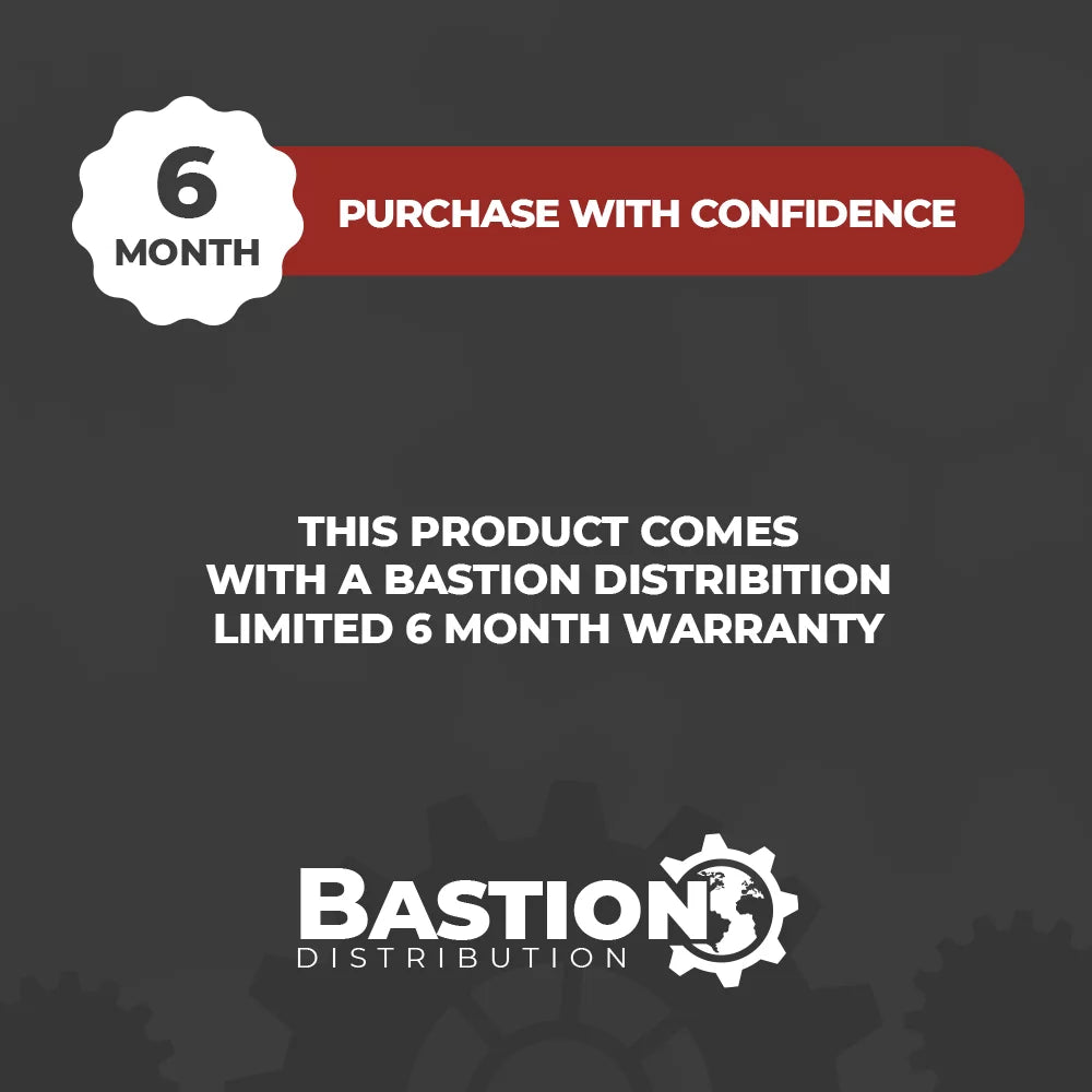 Bastion Distribution Top-Wind Trailer Jack with a Footpad | 5000lb Capacity | 14 4/5" Travel | BJ-5000TW-1