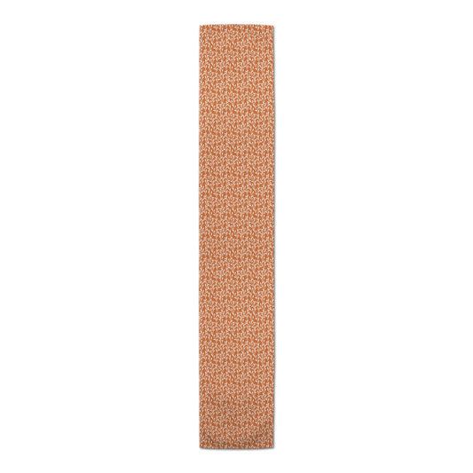 Creative Products Delicate Vines Pattern Orange 16x72 Poly Twill Table Runner