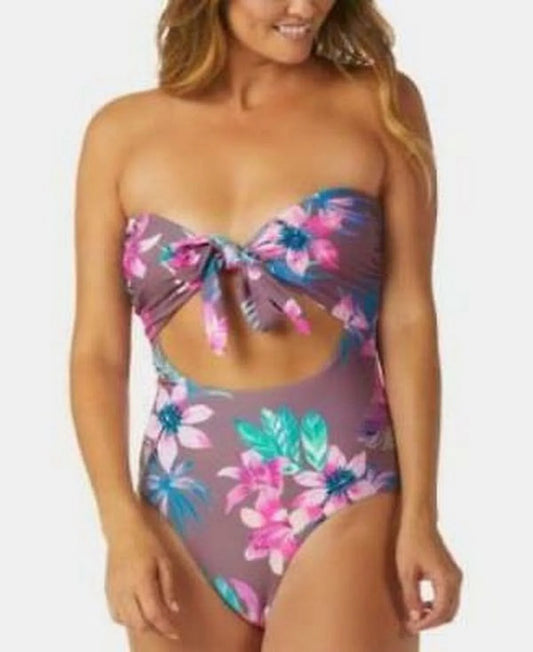 Raisins Womens Puerto Vallarta One-Piece Swimsuit, Size Small: S/Purple