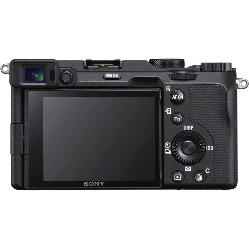 Sony a7C Mirrorless Camera (Black) with 28-60mm Lens+24mm f/2.8 G Lens +Flash- Kit