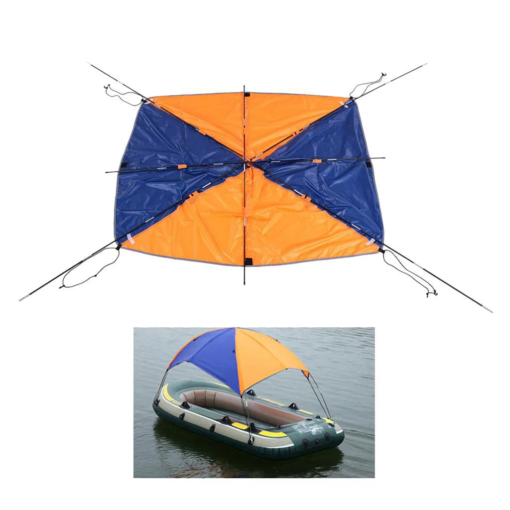 Surfing Kayak Canoe 2,3,4-person Inflatable Canopy - 2-person