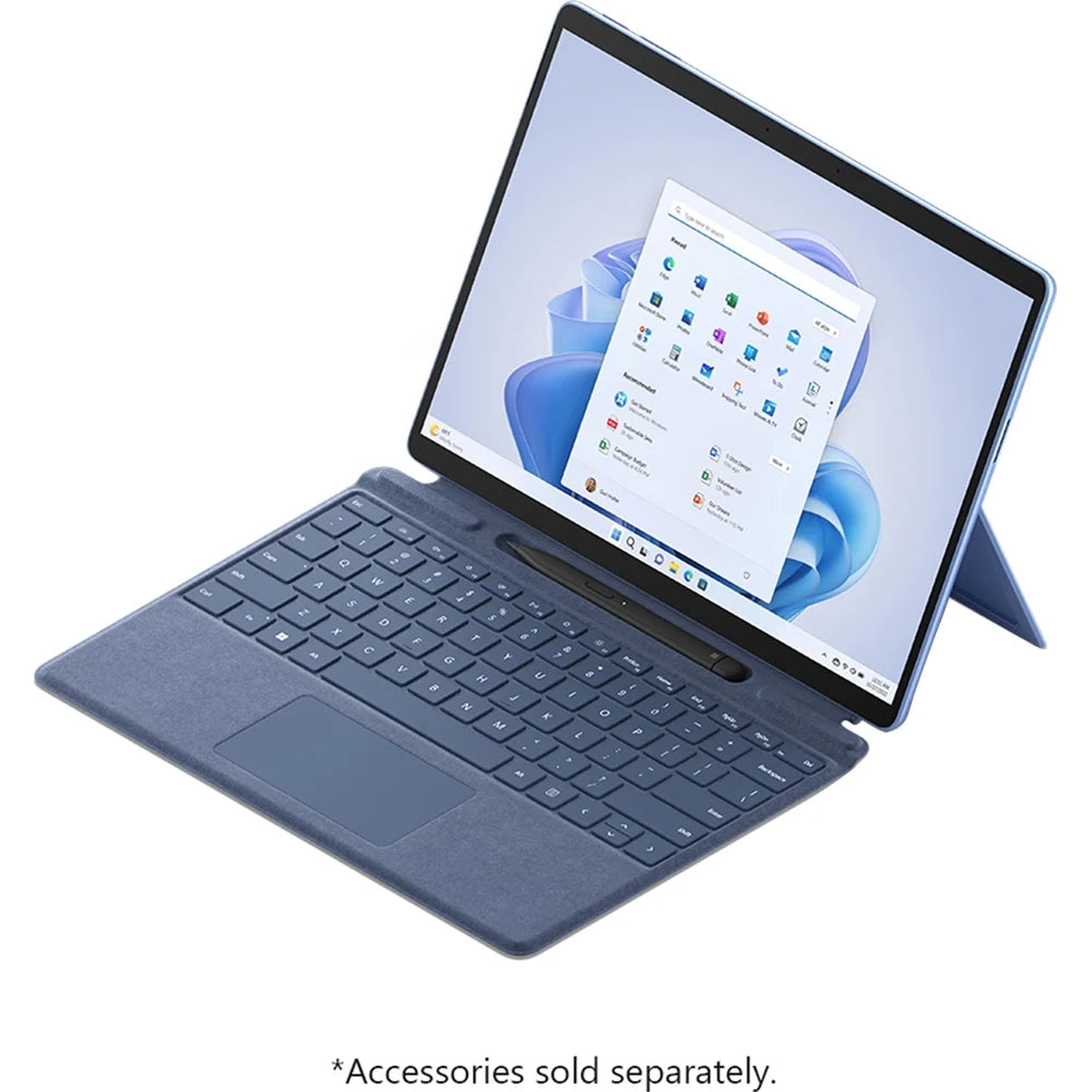 Restored Microsoft Surface Pro 9 13" Touch Tablet, Intel i7 16GB/256GB, Sapphire (Refurbished)