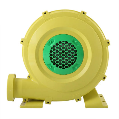 450W Outdoor Indoor Air Blower, Pump Fan for Inflatable Bounce Castle, Water Slides, Safe, Portable - Yellow and Green