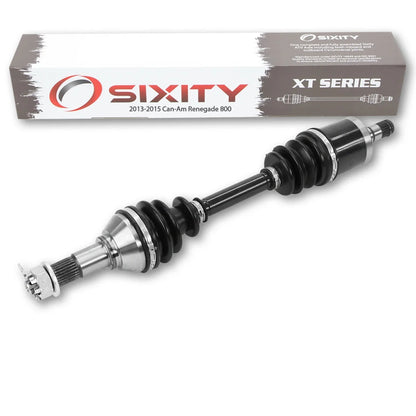 Sixity XT Front Left Axle compatible with Can-Am Renegade 800 2013-2015 - EFI STD XXC 4X4