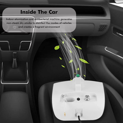 Smart Fog Machine Best for Home, Car, Office & Retail Indoor/Outdoor Portable House Sterilization Atomizer.