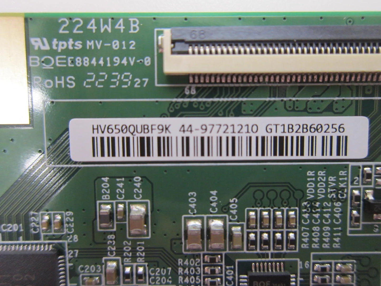 Sony KD-65X80K T-Con Board 1-014-109-13 (HV650QUB-F9K)