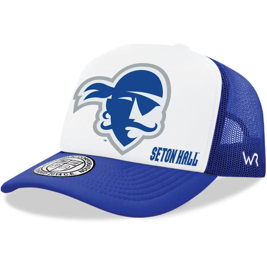 SHU Seton Hall University Pirates Jumbo Foam Trucker Hats Royal