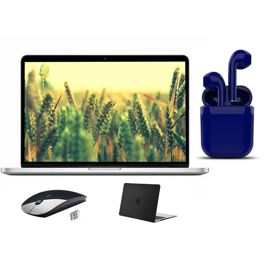 Restored - Apple MacBook Pro 13.3-inch, Intel Core i5, 500GB HDD, 8GB RAM, Bundle Deal: Black Case, Headset, Wireless Mouse, and Free 2-Day Shipping (Refurbished)