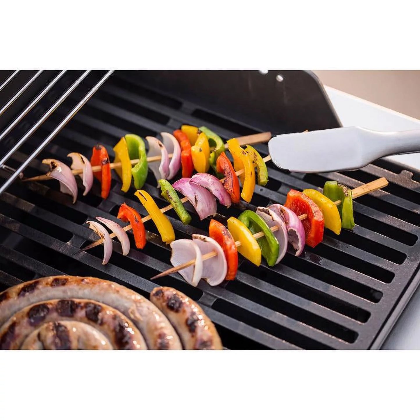 Weber 7853 Crafted Porcelain Enamel Cast Iron Cooking Grates for Genesis II 3-Burner Grills - Quantity 1