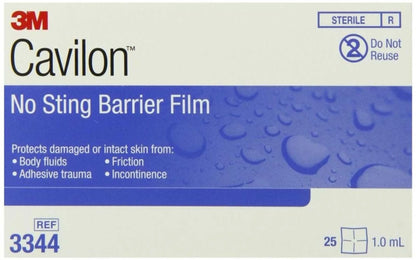 3m Cavilon Barrier Film 1.0 mL Wipe, Sterile, Alcohol Free, No Sting cs/100